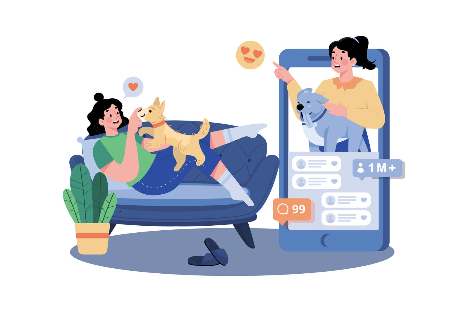 M736_ Social Network Illustration_Part 02 M736_ Social Network Illustration_Part 02