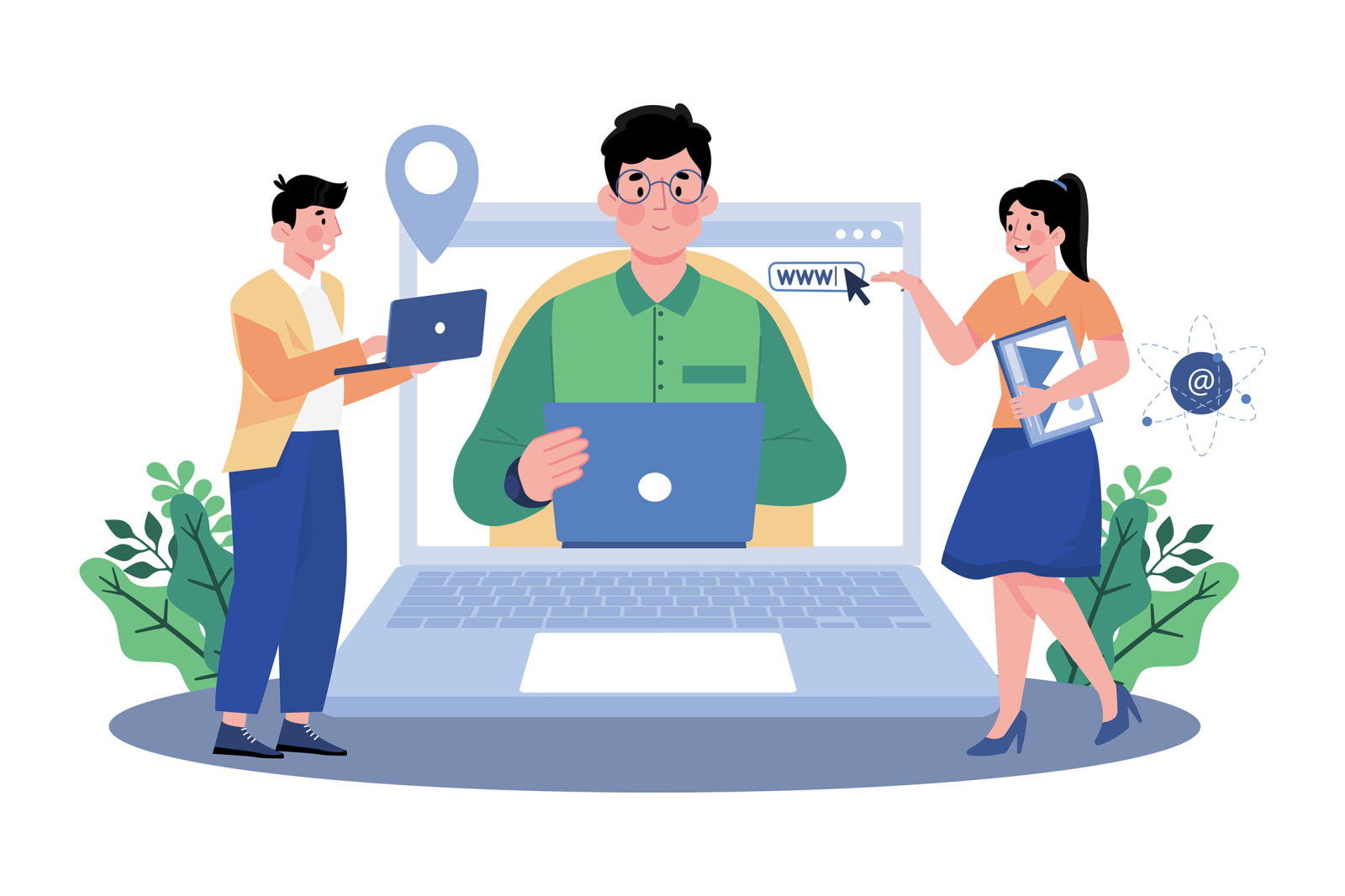 M736_ Social Network Illustration_Part 02 M736_ Social Network Illustration_Part 02