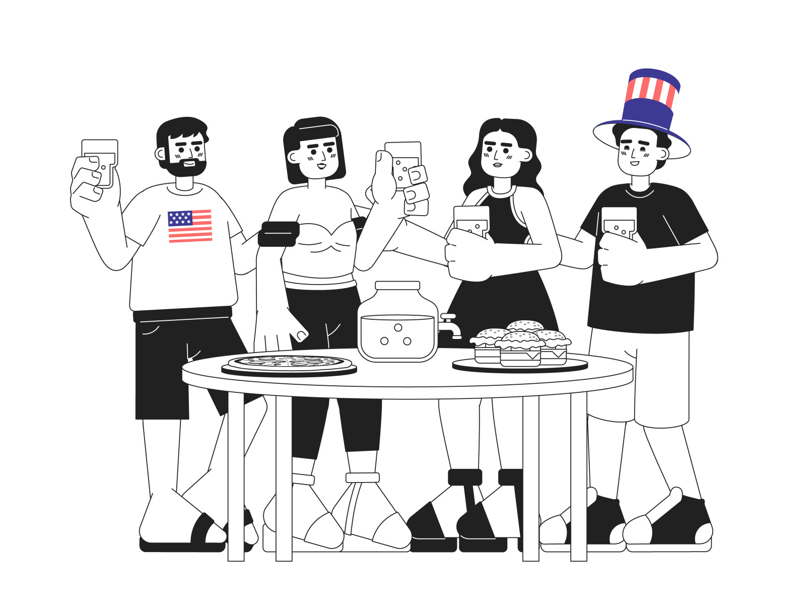Independence day in America Independence day in America