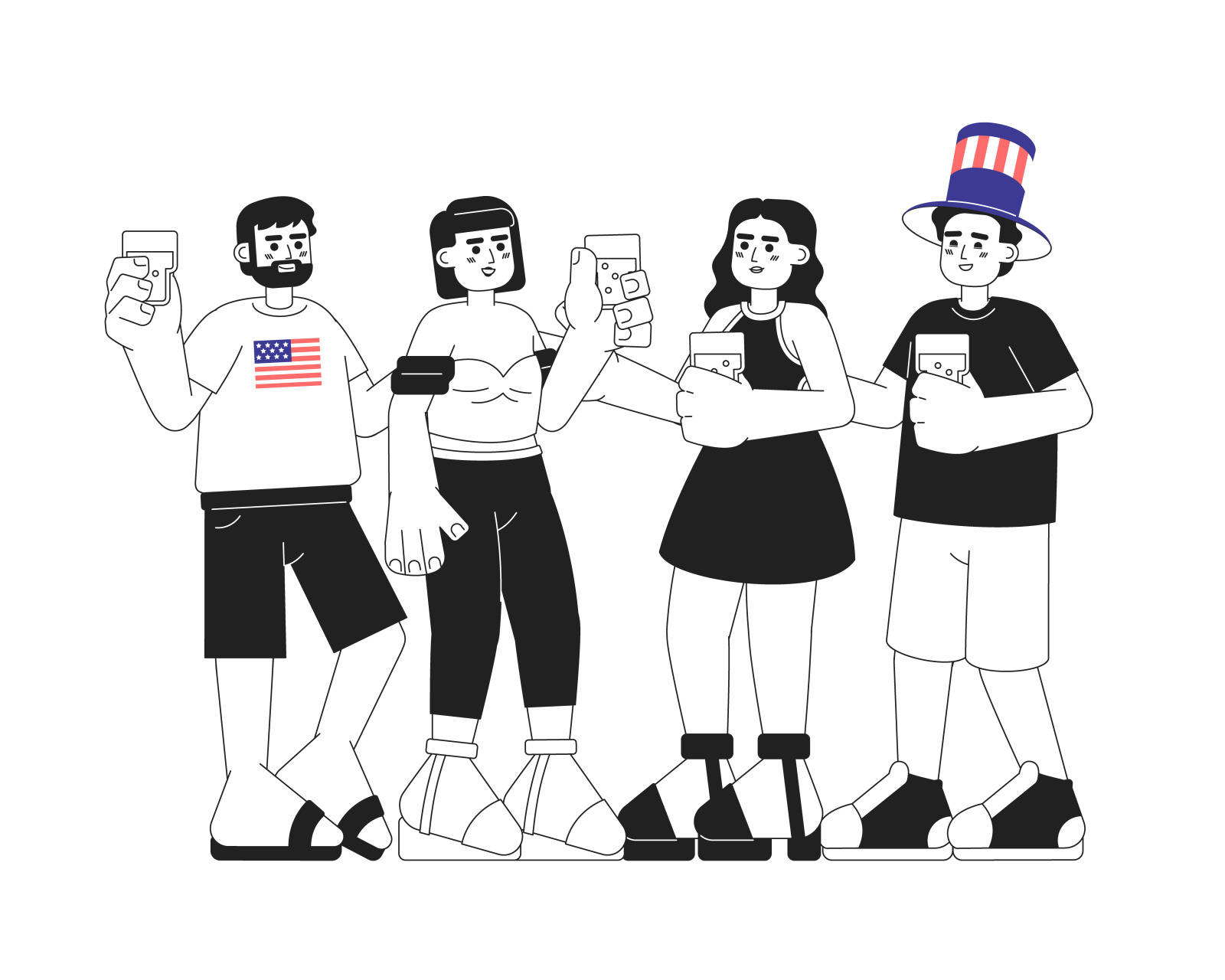 Independence day in USA Independence day in USA