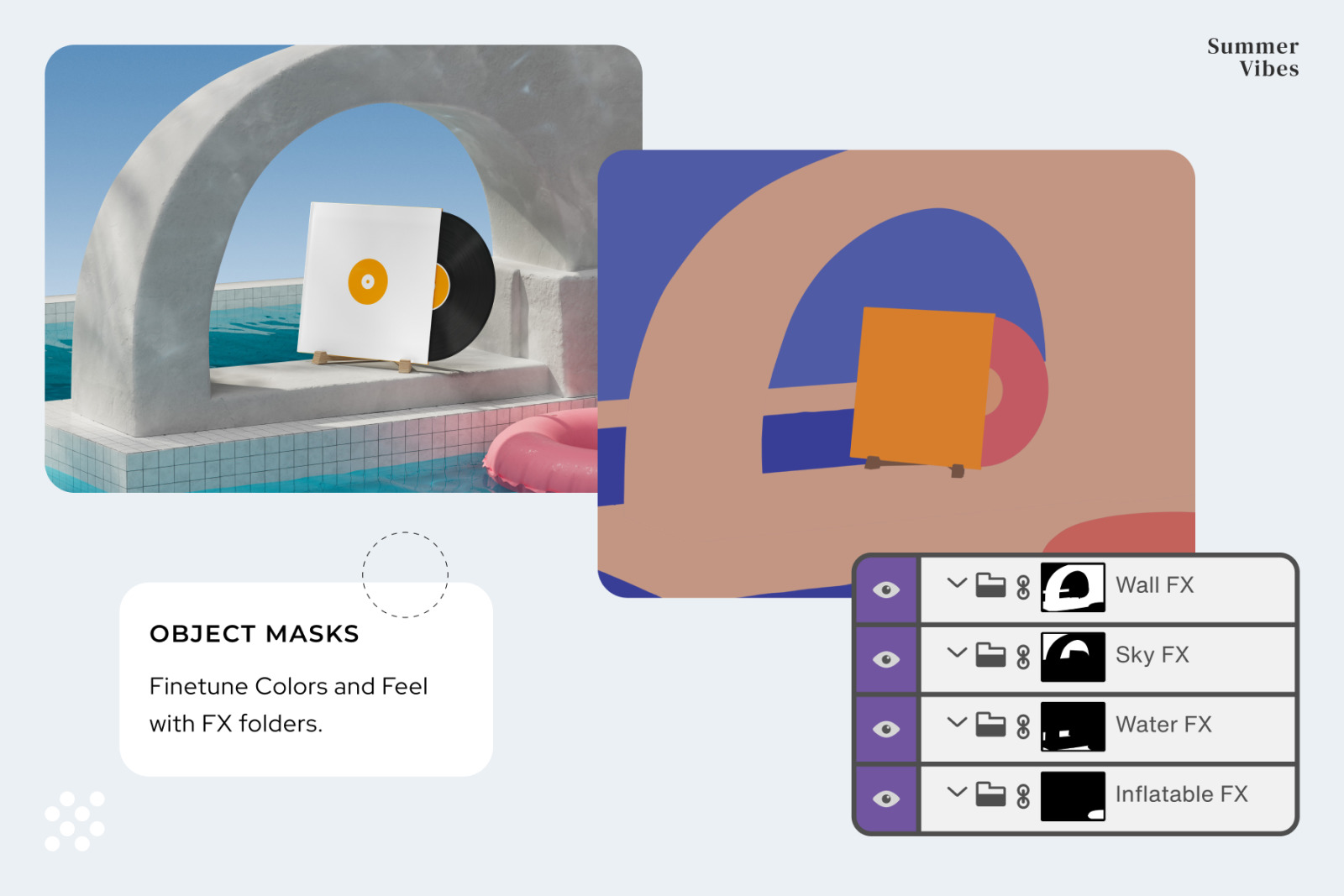 10 Playful Vinyl Record Mockups 10 Playful Vinyl Record Mockups