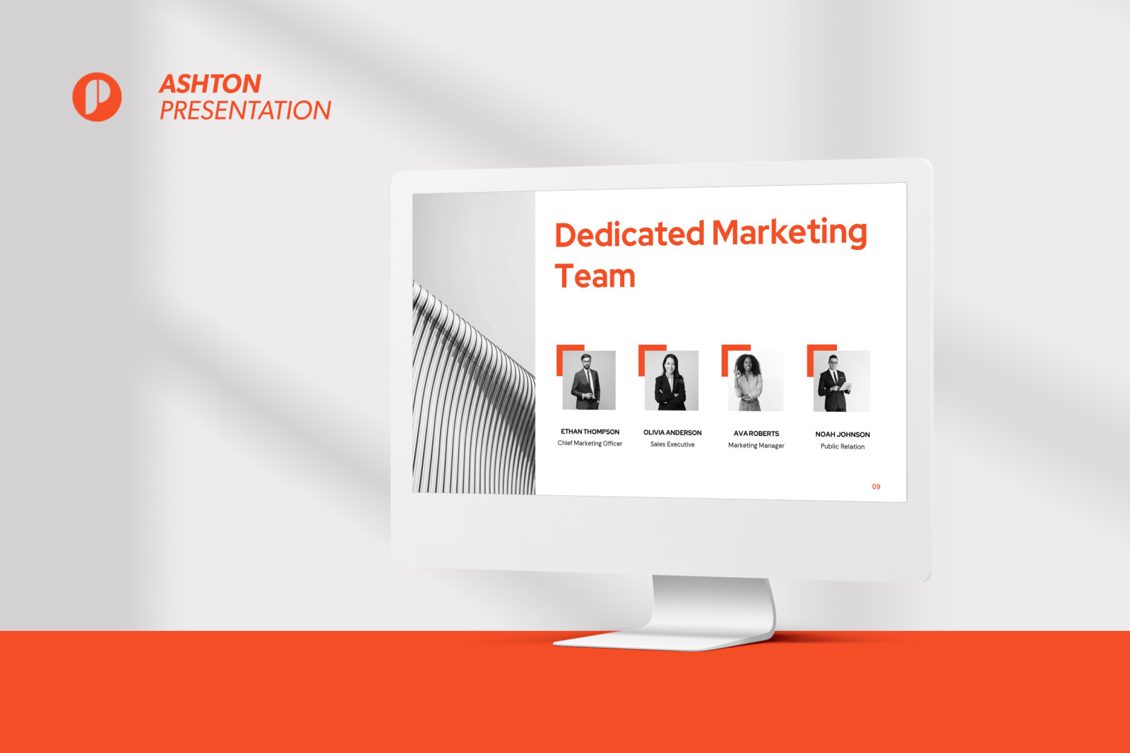 Ashton – Simple Corporate Pitch Deck Presentation