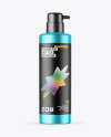 Matte Metallic Cosmetic Bottle With Pump Mockup Matte Metallic Cosmetic Bottle With Pump Mockup