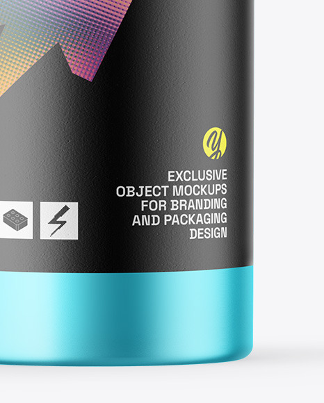 Matte Metallic Cosmetic Bottle With Pump Mockup Matte Metallic Cosmetic Bottle With Pump Mockup