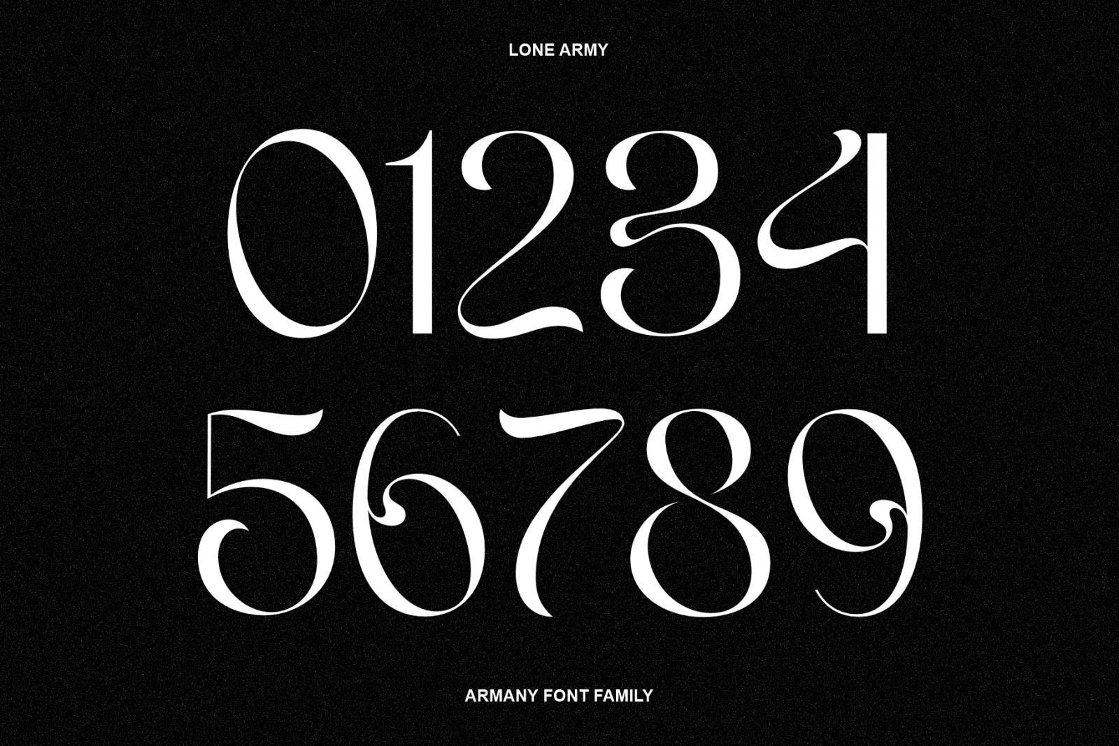 Armany - Font Family