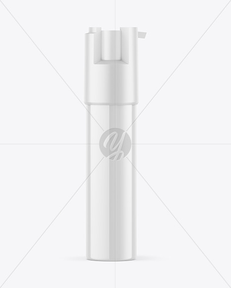 Glossy Self Defense Pepper Spray Bottle Mockup