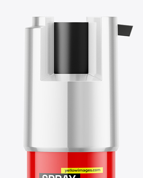 Glossy Self Defense Pepper Spray Bottle Mockup