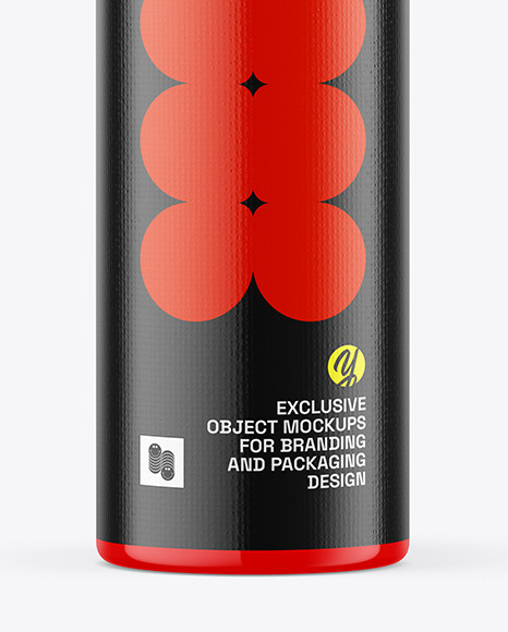 Glossy Self Defense Pepper Spray Bottle Mockup