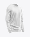 Men's Long Sleeve Raglan T-Shirt Mockup