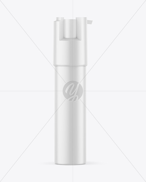 Matte Self Defense Pepper Spray Bottle Mockup