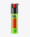 Matte Self Defense Pepper Spray Bottle Mockup