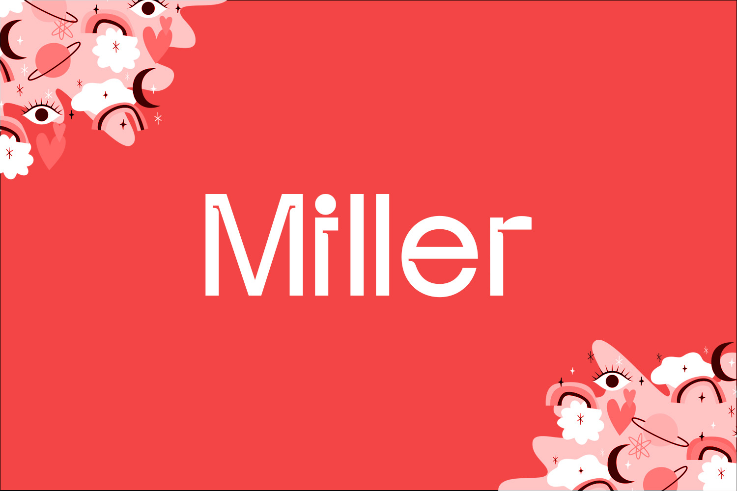 Miller Typeface Miller Typeface