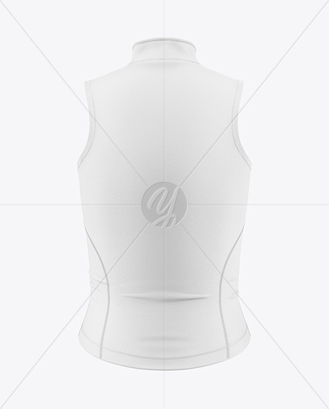 Women's Sports Vest Mockup - Back View