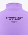 Women's Sports Vest Mockup - Back View