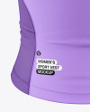 Women's Sports Vest Mockup - Back View