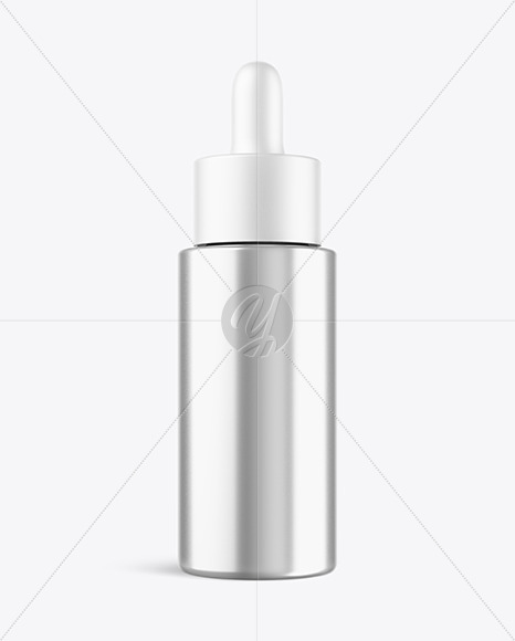 Metallic Dropper Bottle Mockup