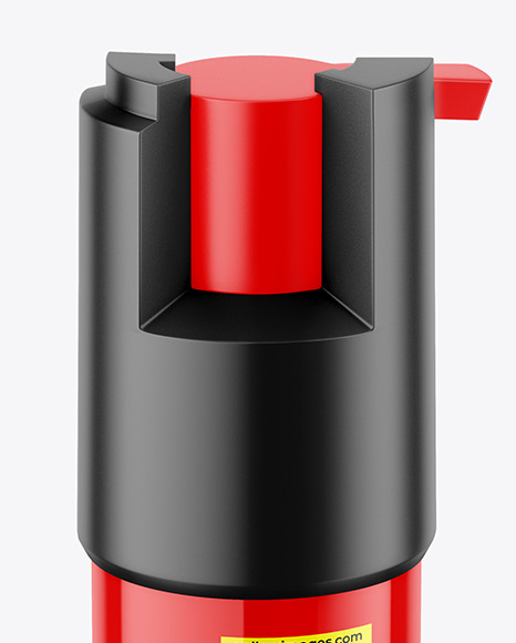 Glossy Self Defense Pepper Spray Bottle Mockup