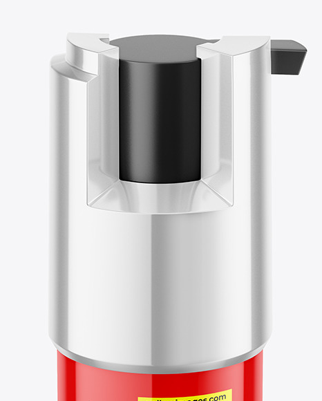 Glossy Self Defense Pepper Spray Bottle Mockup
