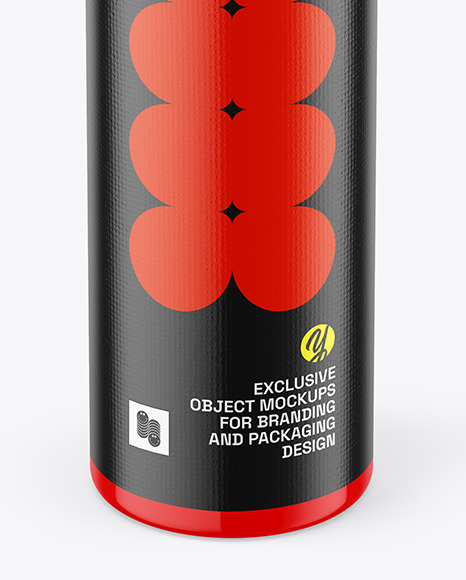 Glossy Self Defense Pepper Spray Bottle Mockup