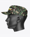 Military Cap Mockup - Left View