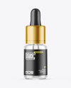 Clear Glass Dropper Bottle Mockup