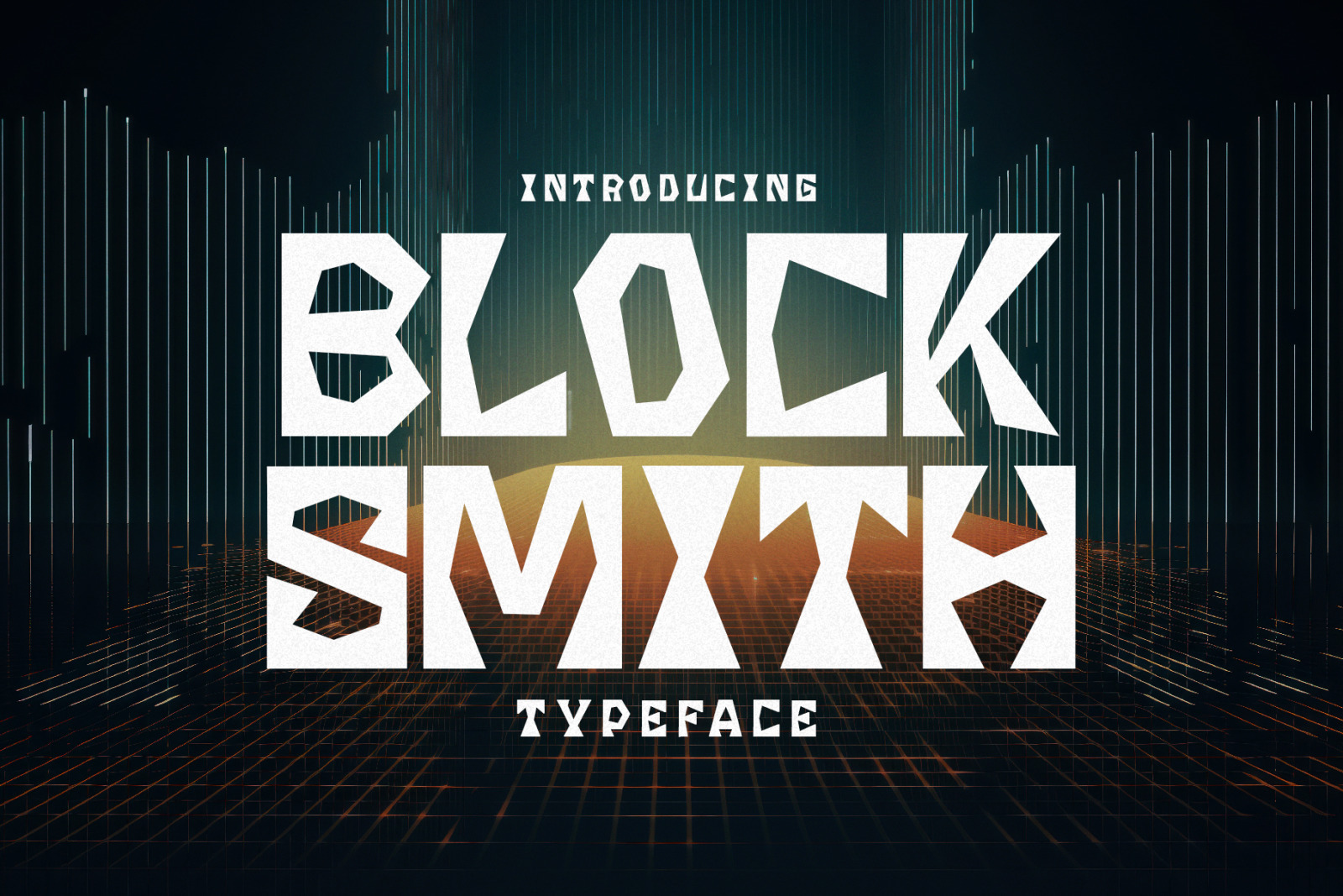 Blocksmith - Construction Font