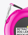 Glossy Retractable Dog Leash Mockup