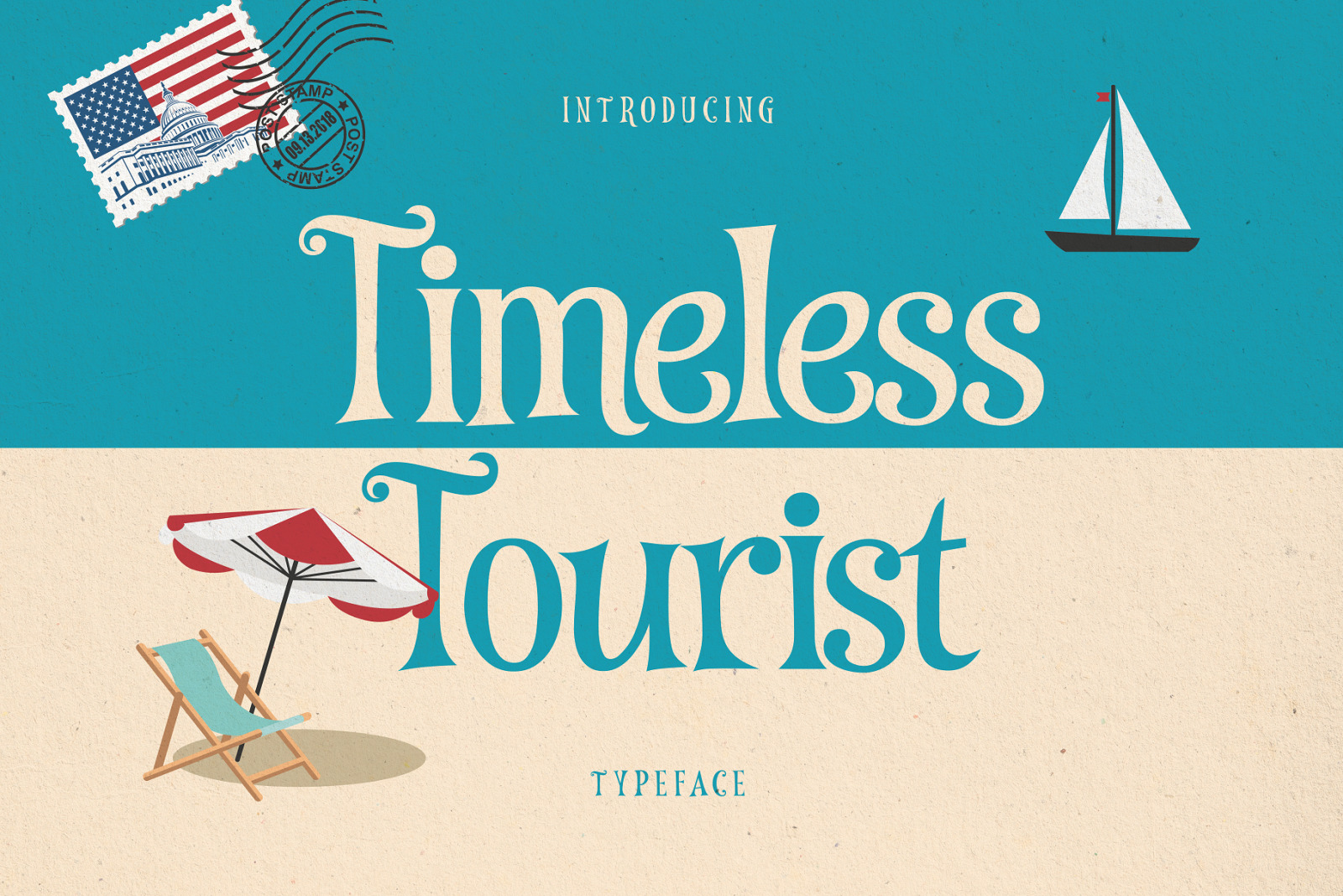 Timeless Tourist - Vintage Ad Type