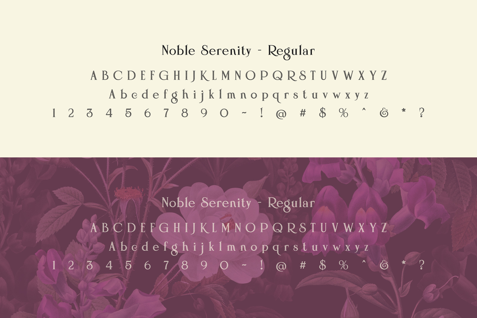 Noble Serenity - ElegantWedding Typeface