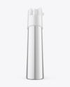 Glossy Metallic Self Defense Pepper Spray Bottle Mockup