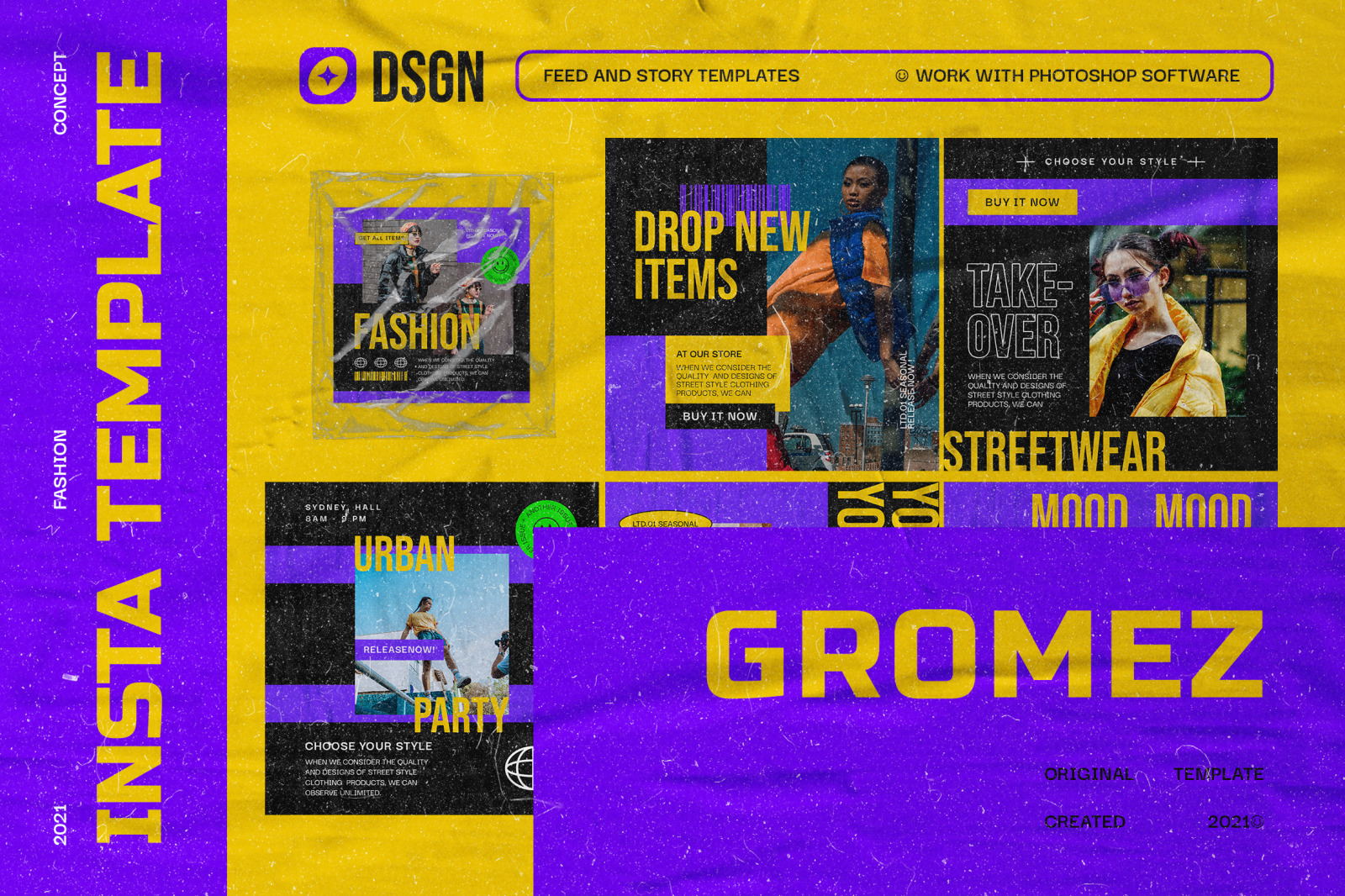 Gromez Urban Instagram Templates