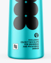 Matte Metallic Self Defense Pepper Spray Bottle Mockup