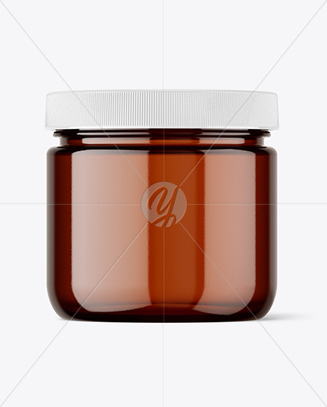 Amber Jar Mockup