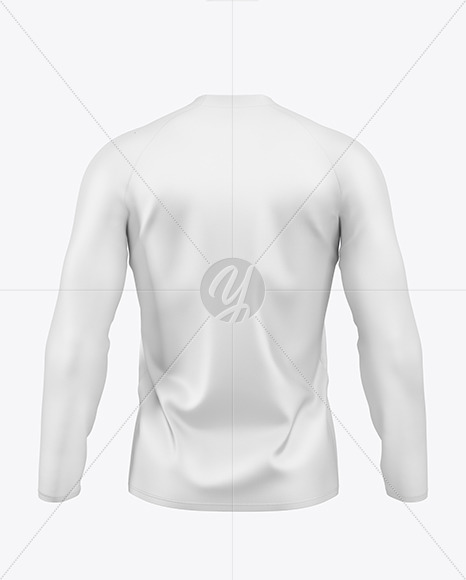 Men's Long Sleeve Raglan T-Shirt Mockup