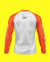 Men's Long Sleeve Raglan T-Shirt Mockup