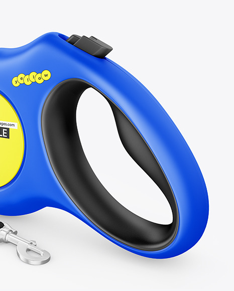 Matte Retractable Dog Leash Mockup