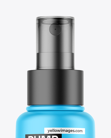 Matte Spray Bottle Mockup