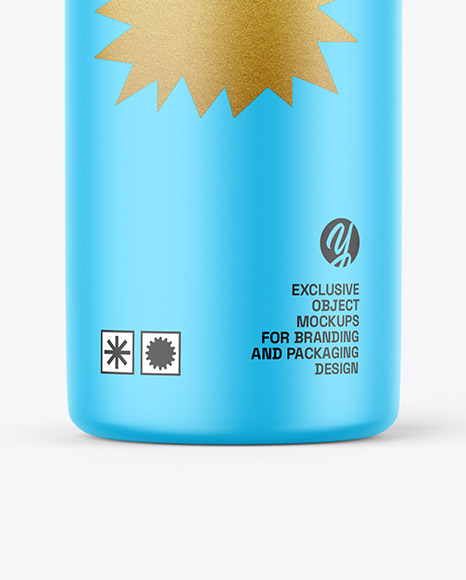 Matte Spray Bottle Mockup