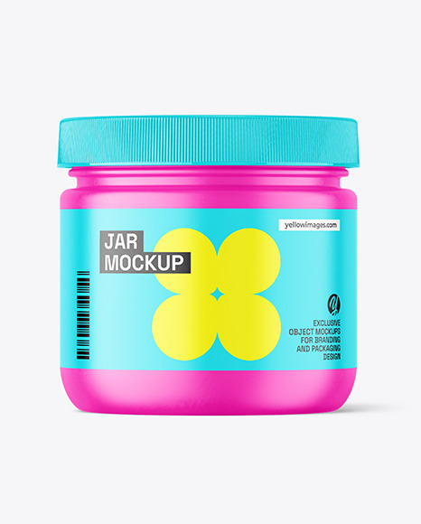 Matte Jar Mockup - Cosmetic gel