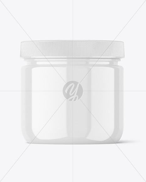 Glossy Jar Mockup