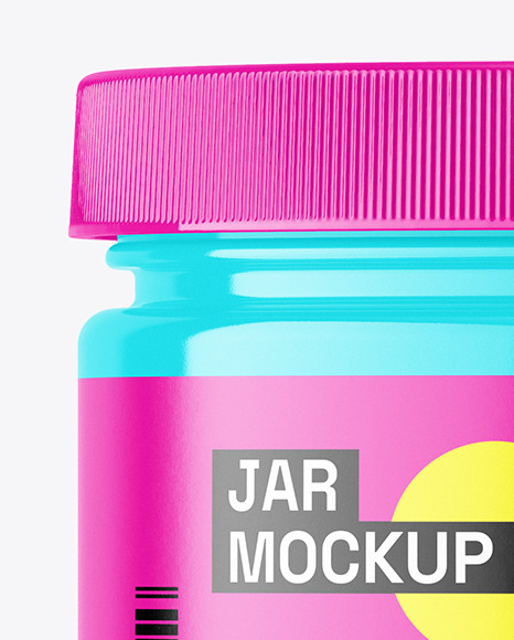 Glossy Jar Mockup