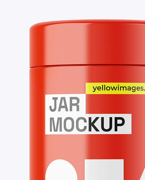 Glossy Jar Mockup