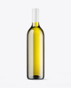 Antique Green Glass White Wine Bottle Mockup Antique Green Glass White Wine Bottle Mockup