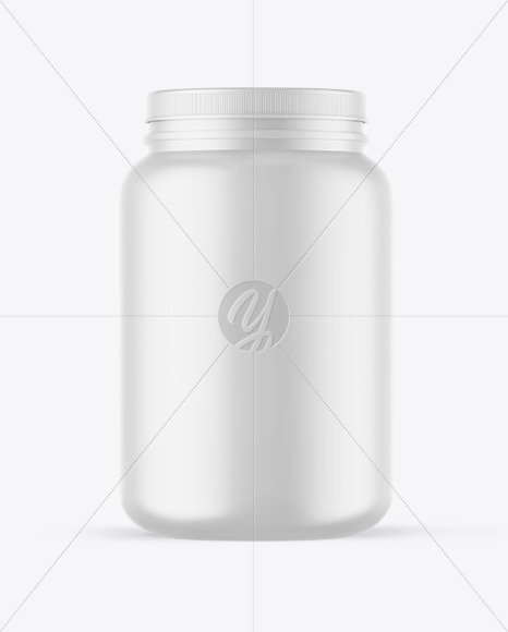 Matte Protein Jar Mockup