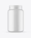 Matte Protein Jar Mockup