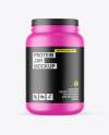 Matte Protein Jar Mockup