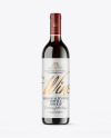 Green Glass Red Wine Bottle Mockup Green Glass Red Wine Bottle Mockup