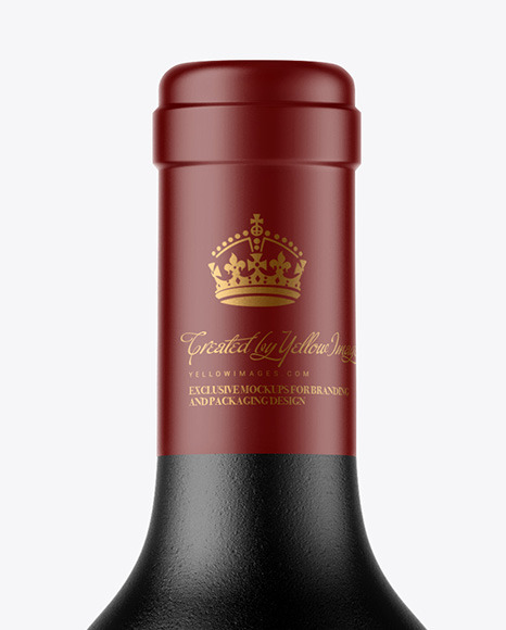 Ceramic Wine Bottle Mockup