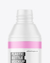 Frosted Plastic Bottle Mockup