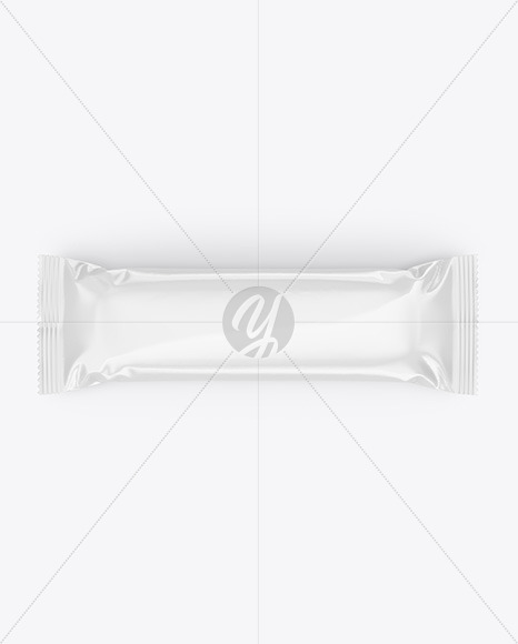 Glossy Snack Bar Mockup